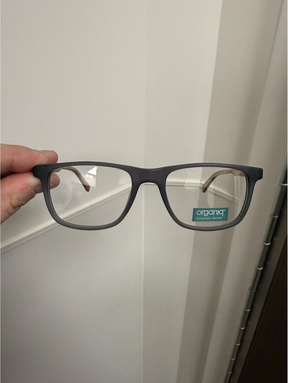 Organiq Eyeglasses OGO 1015 C.108 52-19-145 Woodgrain Textured Frame